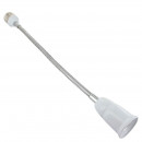 E27 adjustable male and female extension socket, length 380 mm