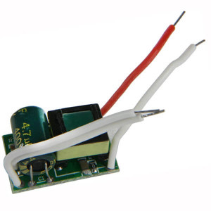 High efficiency 5 watt LED constant current source 250 / 280 mA