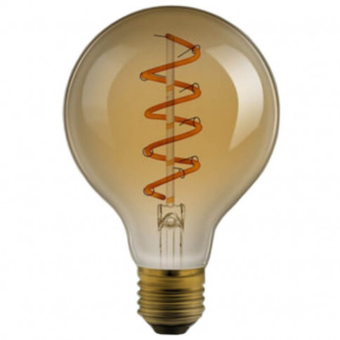 Spherical bulb Filament LEDs Spectra color 515 Lumens
