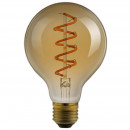 Spherical bulb Filament LEDs Spectra color 515 Lumens