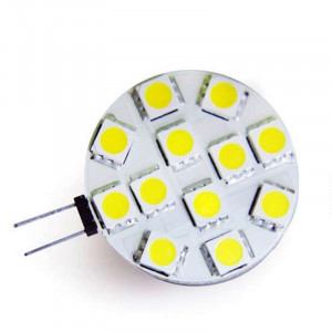 Ampoule 12 leds type 5050 SMD 12 volts culot G4