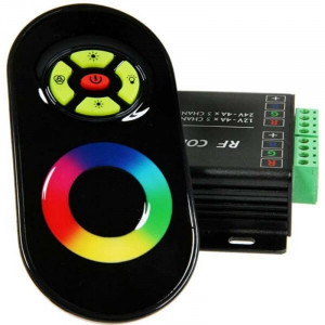 144W RGB audio controller + touch-sensitive remote control