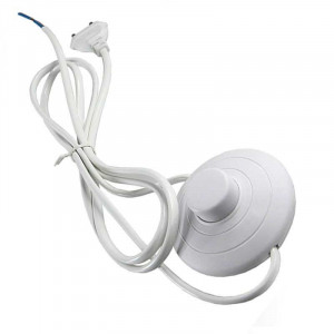 White cord with switch for 230-volt power supply
