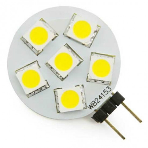 6 LED bulb type 5050 SMD 10 to 15 volts G4 base