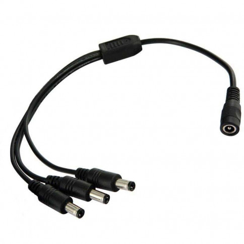 Multplier 2.1 mm triple output jack connector