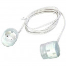 Two-metre extension lead with two G13 bases, waterproof