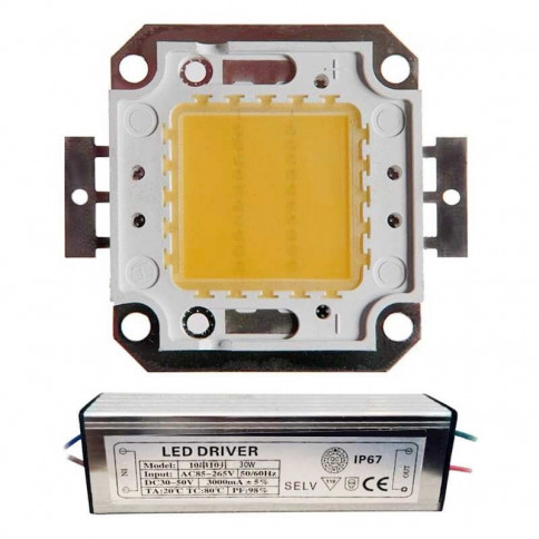  LED Matriciel Chip on board de 30 watts 