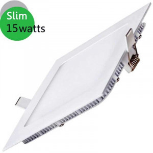 Templat LED slim square panel 15 watts 195 x 195 mm flush-mounted