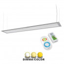 DIMMA-COLOR ultra flat suspended panel 40W 160x1200mm