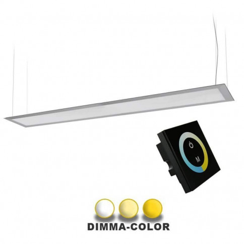 Panneau DIMMA-COLOR suspendu 45W 160 x 1200mm commande murale