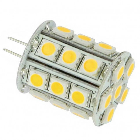 Bulb 360° - 27 LED type 5050 SMD 12 volts G4 base