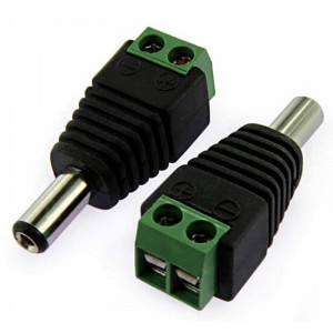 2.5 mm male connector for LED strip connection