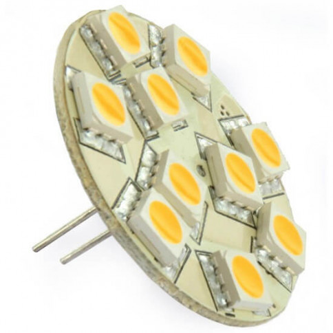 10 LED bulb type 5050 SMD 10 to 30 volts G4 coaxial base