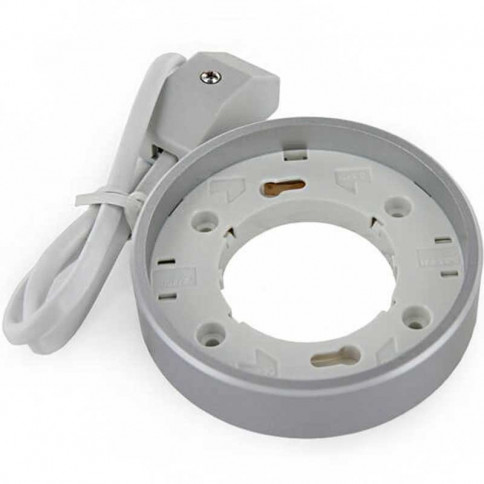 GX53 compact grey recessed spotlight