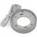 GX53 compact grey recessed spotlight