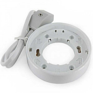 GX53 white compact recessed spotlight