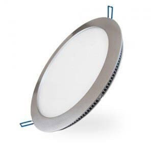 Panneau lumineux LEDs encastré ultra plat 12W diamètre 180mm