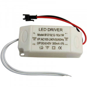  12 to 18 watt 300 mA constant current LED power supply