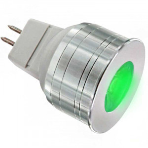 MR11 High Power green LED bulb with 3 watts of power
