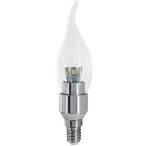 Ampoule flamme coup de vent E14 - 3W - 6 LED 5630