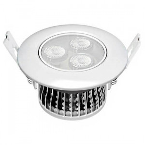 3-watt recessed LED downlight, adjustable