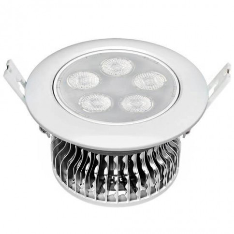 Downlight LED 5 watts encastré orientable