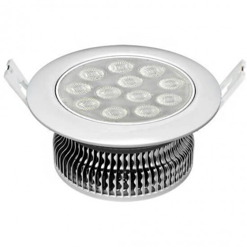 12-watt recessed LED downlight, adjustable