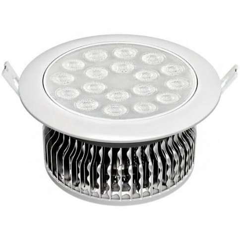 18-watt recessed LED downlight, adjustable