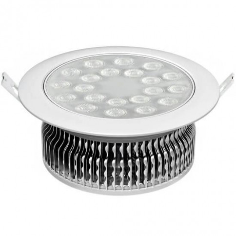 21-watt LED downlight, recessed and adjustable