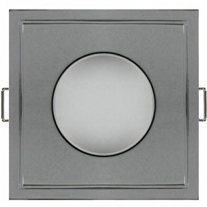 Spot encastrable Elvia carré finition alu IP65 classe 3