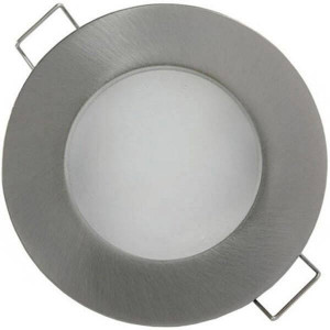 Spot encastrable Eryon rond alu brossé IP65 classe 3
