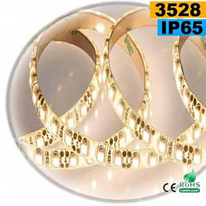  Strip Led warm white SMD 3528 IP65 120leds/m made to measure
