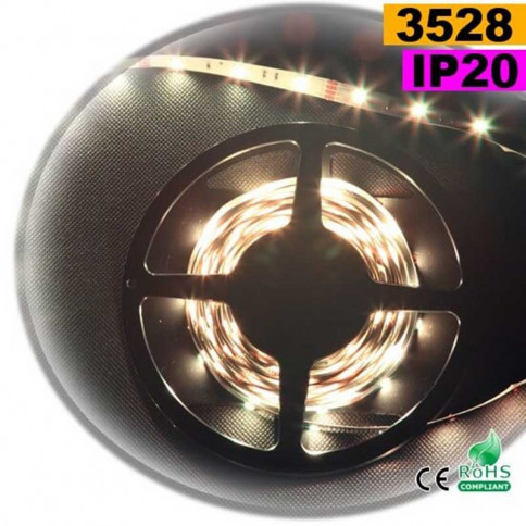  Strip Led white SMD 3528 IP20 60leds/m 30m
