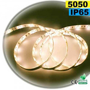  Strip Led warm white light SMD 5050 IP65 30leds/m 30m