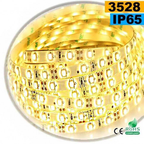  Strip Led warm white SMD 3528 IP65 60leds/m made to measure