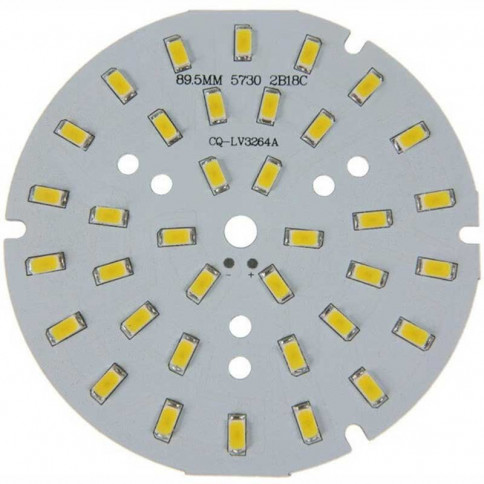  Platine 36 LEDS 5730 de 18 Watts Ø90mm 