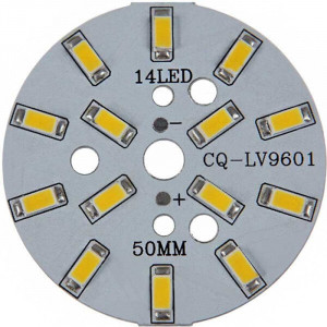  14 LED 5730 7 Watt Ø50mm board