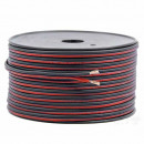  Flat electrical wire red black 2 wires 0.3mm² length 1m