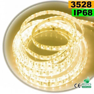  Strip Led warm white SMD 3528 IP68 60leds/m 5m