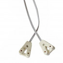  Two G13 bases for 300 mm cable T8 LED tube