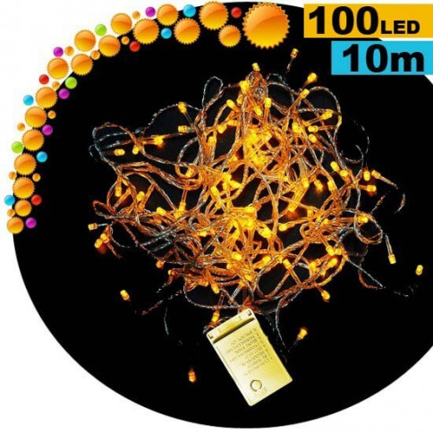 Animated light garland with 100 sun LEDs - 10 metres