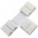  Clips-connect T-box for 8mm LED strips - 2-track circuit board with 4.5mm centre-to-centre spacing