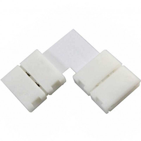 Clips-connect 90° box for 10mm LED strips - 2-track circuit board at 5mm centres
