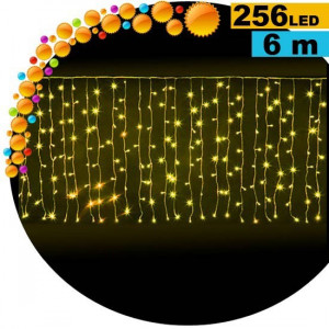 Curtain lights 256 LED sun 6m