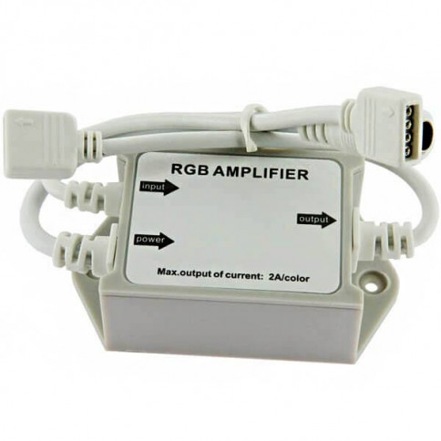 RGB signal amplifier for LED ribbons - 6 amps