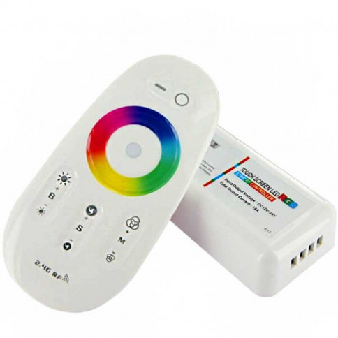 Contrôleur RGB Télécommande tactile 2.4G RF 