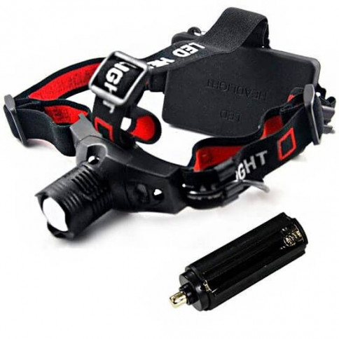 Free-headlight LED CREE Q5 torch - 3-battery holder