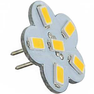 Flower 6 LED SMD 5730 G4 Coaxial bulb