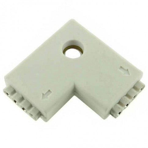 4-pin 90° female connector for Strips LED RGB or DREAM-COLOR