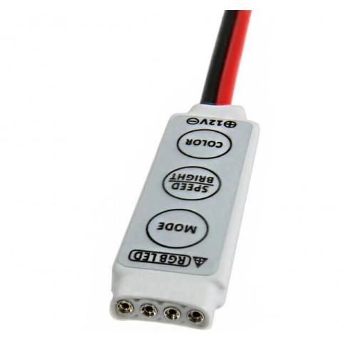 3-button wired RGB LED ribbon controller